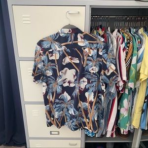 Blue Hawaiian Button Down Shirt | H&M